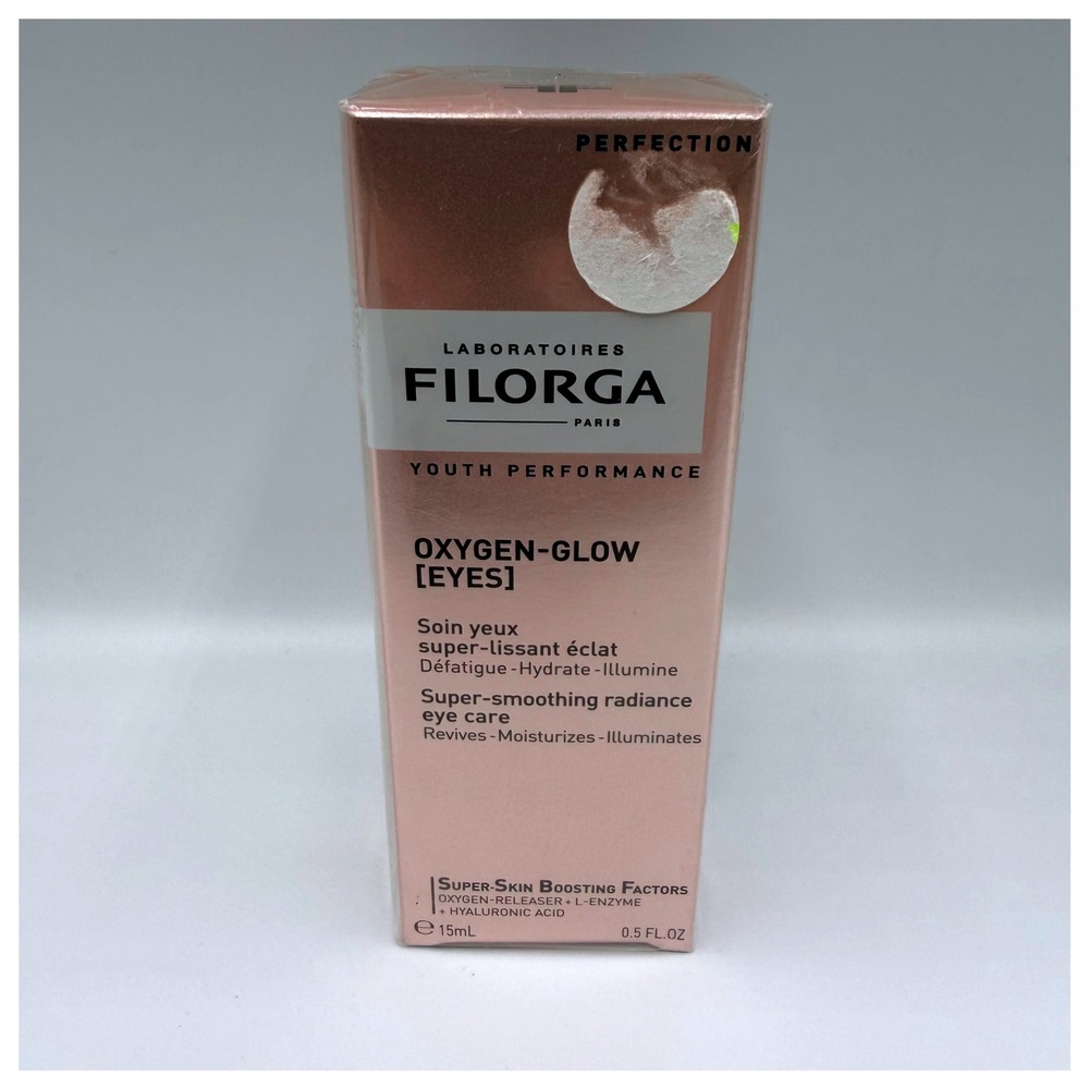 Filorga Oxygen-Glow Eyes Super-Smoothing Radiance Eye Care 15ml 0.5oz New Sealed
